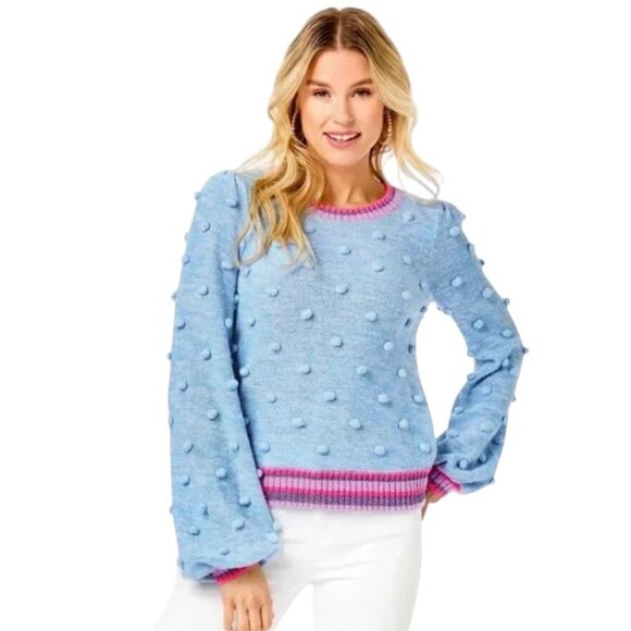 Lilly Pulitzer Sweaters - NWT Lilly Pulitzer $168 Verna Sweater W’s XXS Blue Pink